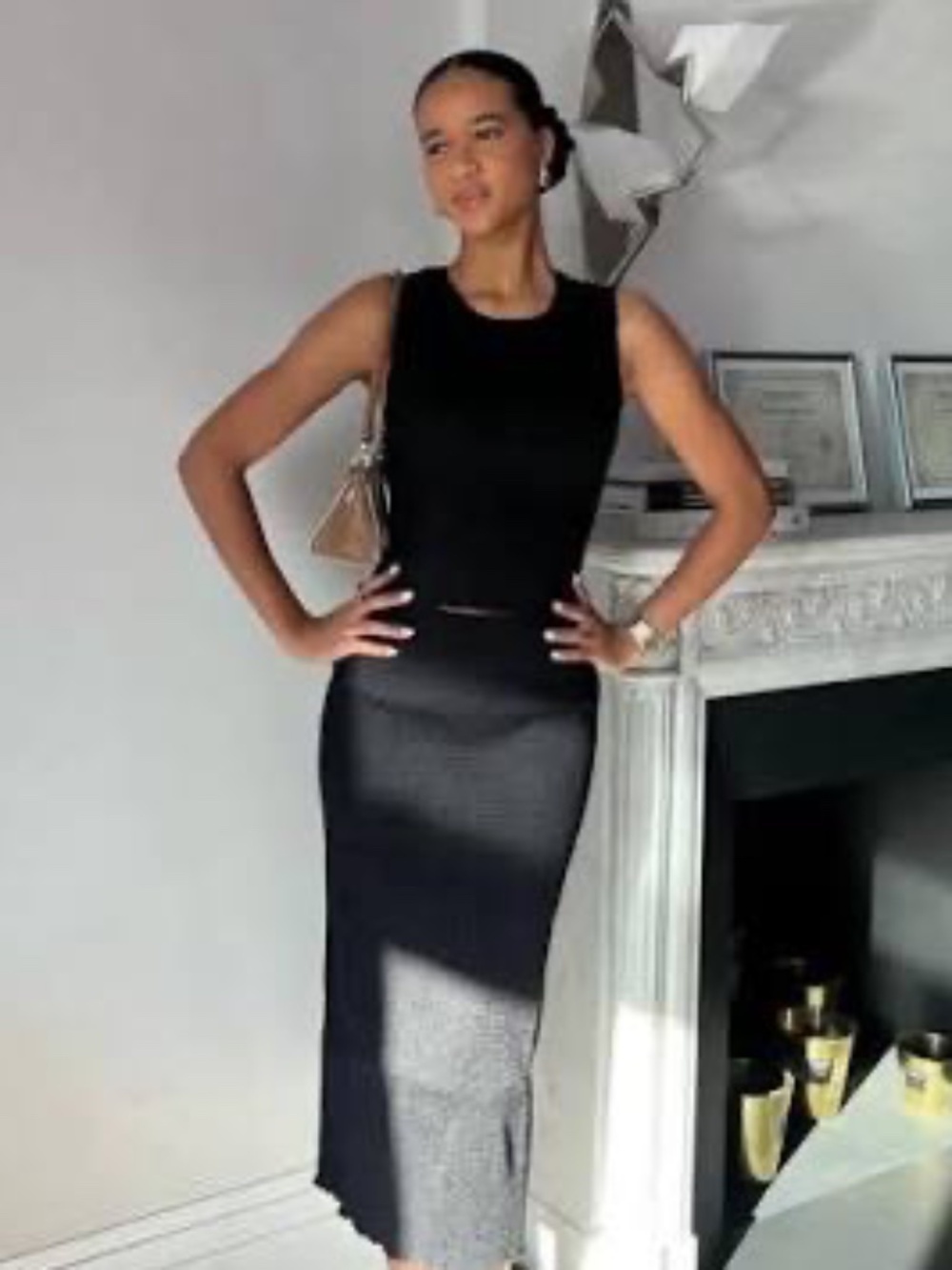 NWT La Ligne Victoria Top in Black Large Retail: $195